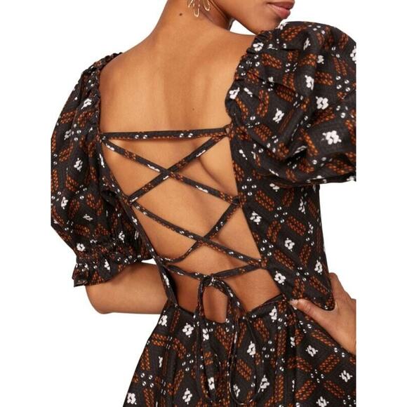 AUTUMN ADEIGBO Camille Babydoll Y2k Dress Sz 10 NWT $565 - Picture 4 of 8